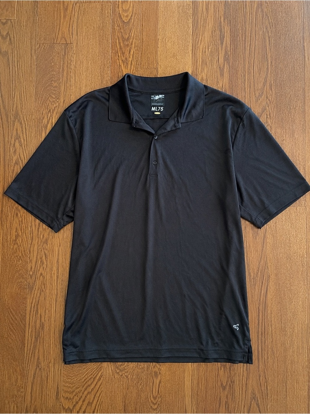 Greg Norman Collection Black Performance Polo
